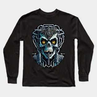 Cyborg Heads S03 D79 Long Sleeve T-Shirt